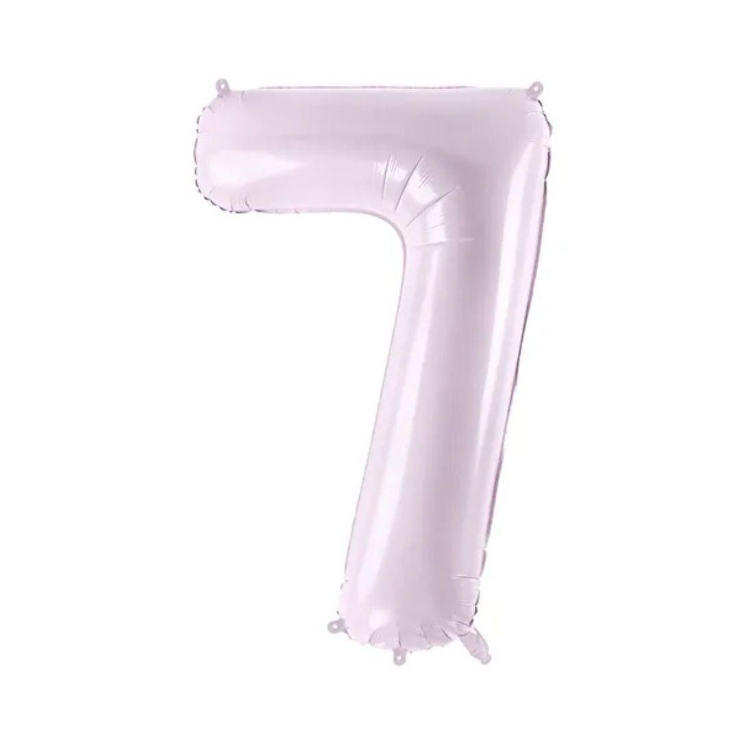 Globo Foil Número Lila 72 cm - Apto para Aire y Helio