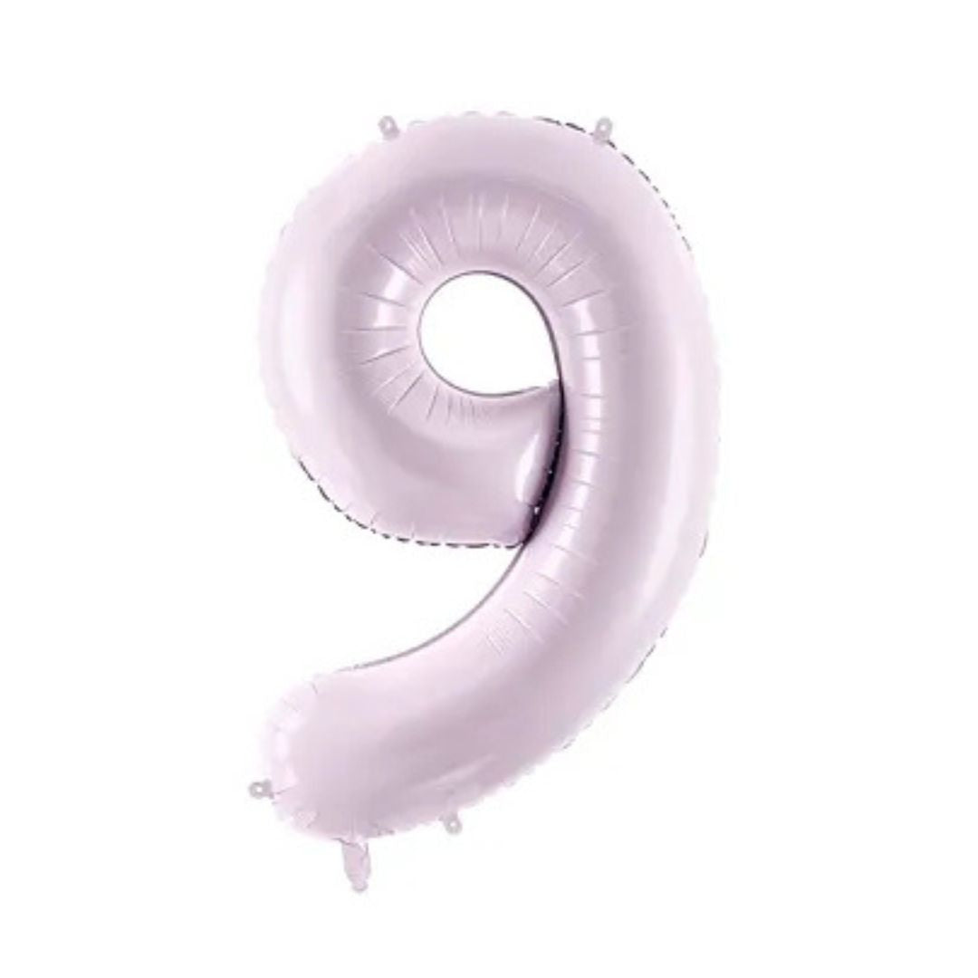 Globo Foil Número Lila 72 cm - Apto para Aire y Helio