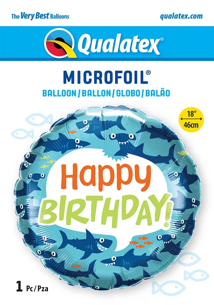 Funny Sharks Foil Balloon