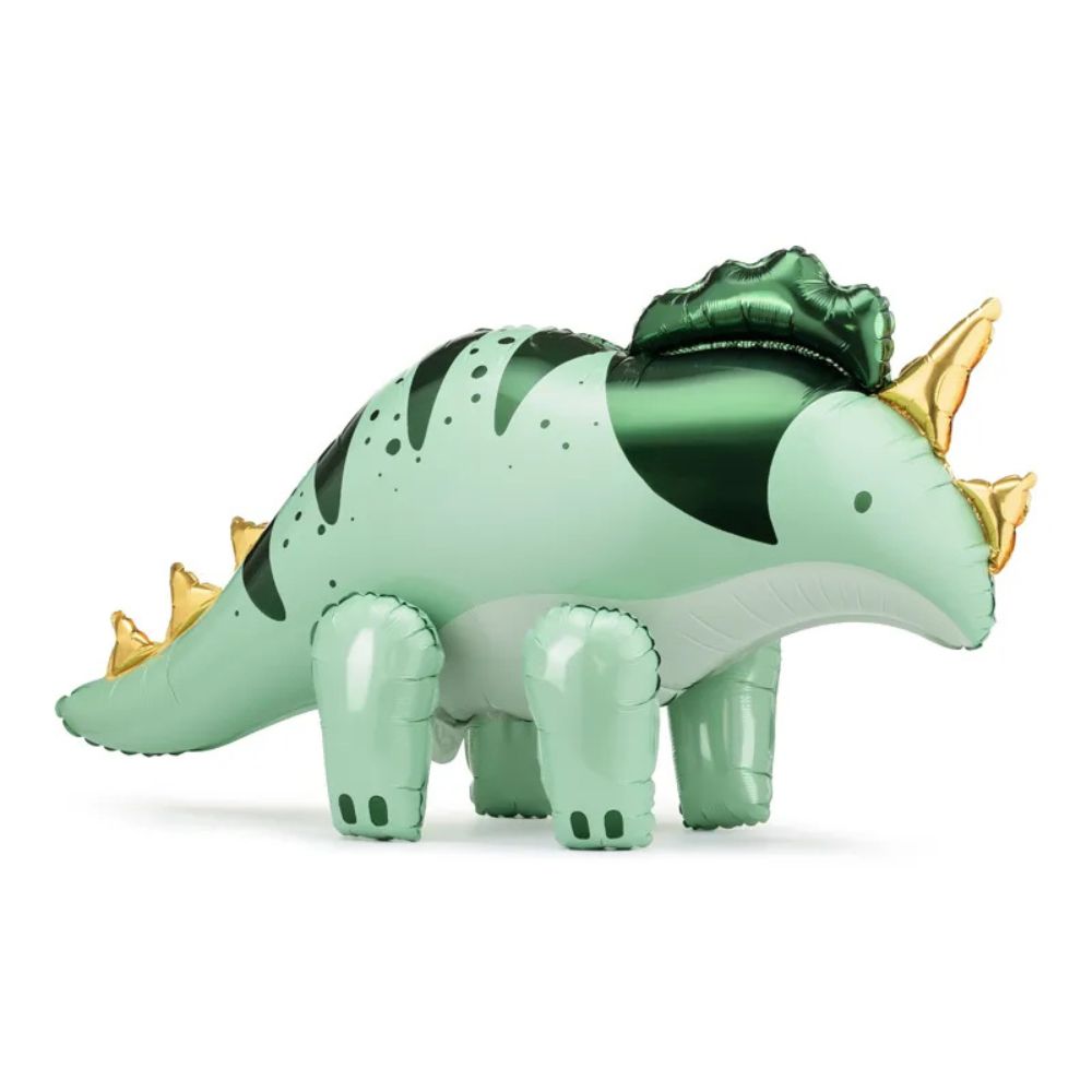Globus Metàl·lic Triceratops Verd 93x49 cm - Apte per a Aire