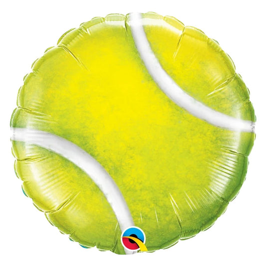 Globo foil pelota de tenis inflado de 46 cm