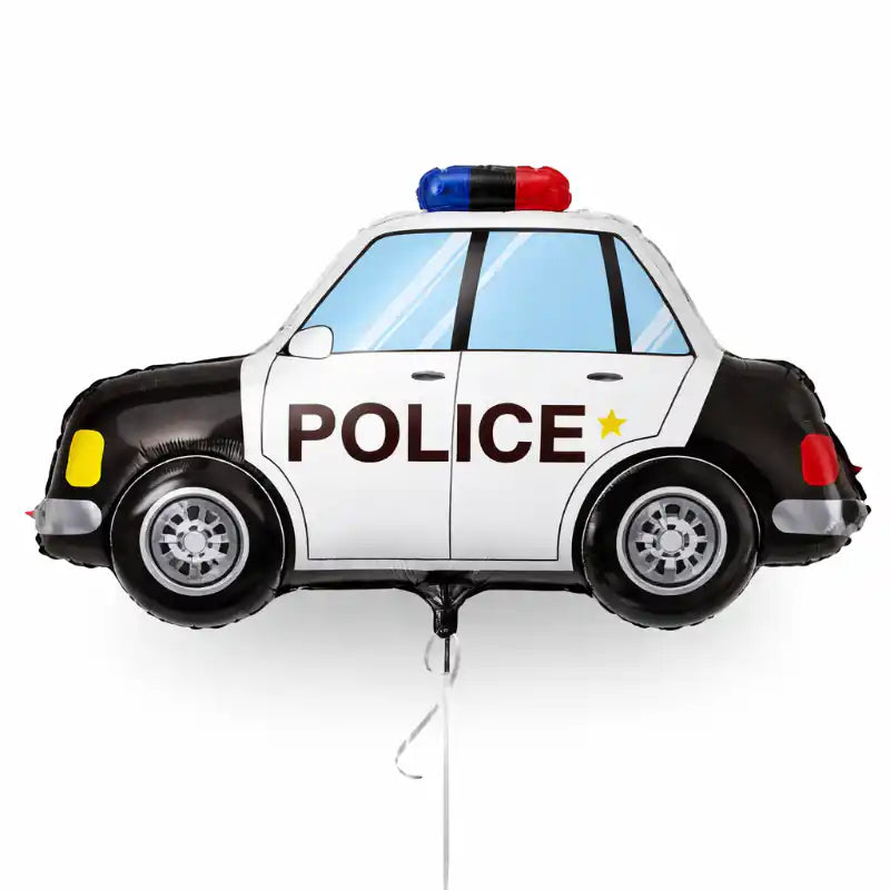 globo con helio en forma de coche de policía
