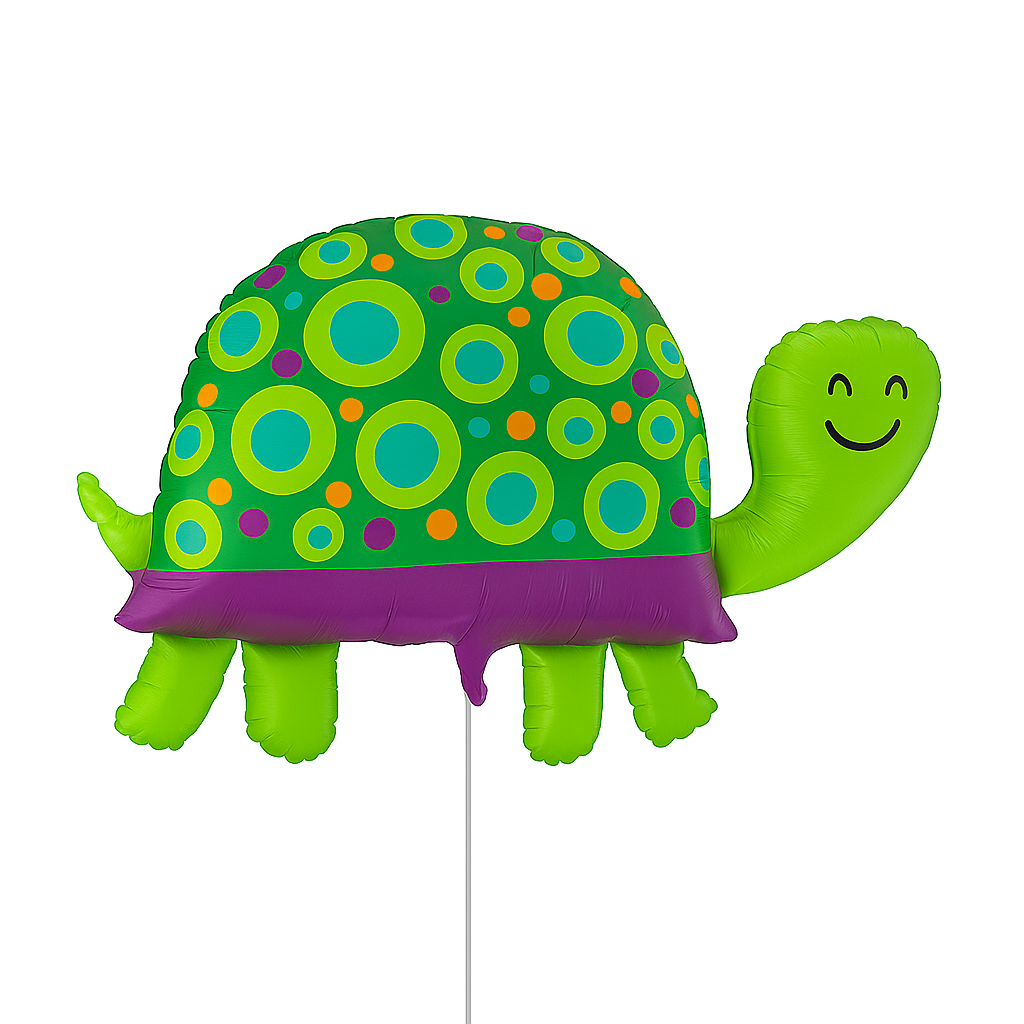 Globo foil tortuga grande para fiestas