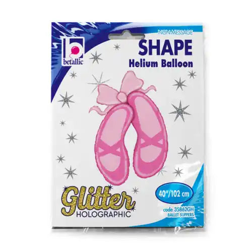 Globo de Aluminio Zapatillas de Ballet 101 cm | Apto Aire y Helio - Narosa Sweet Party Barcelona