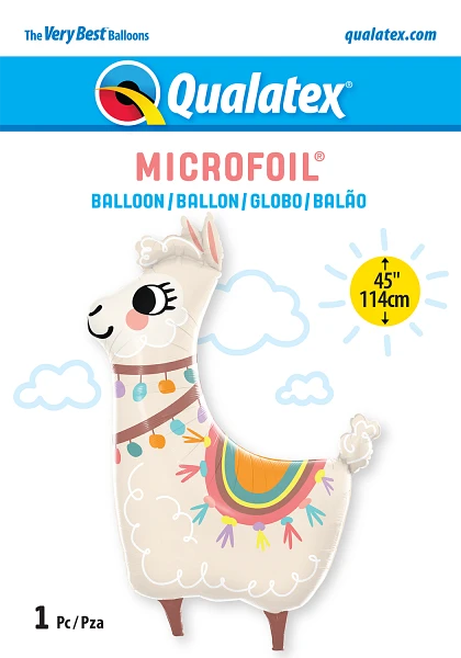 Adorable Llama Foil Balloon