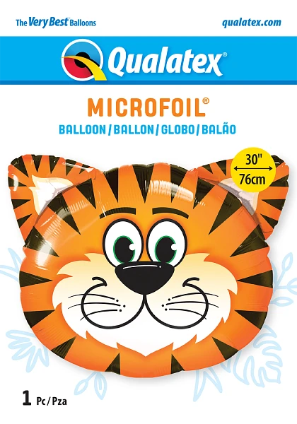 Tickled Tiger Foil Balloon