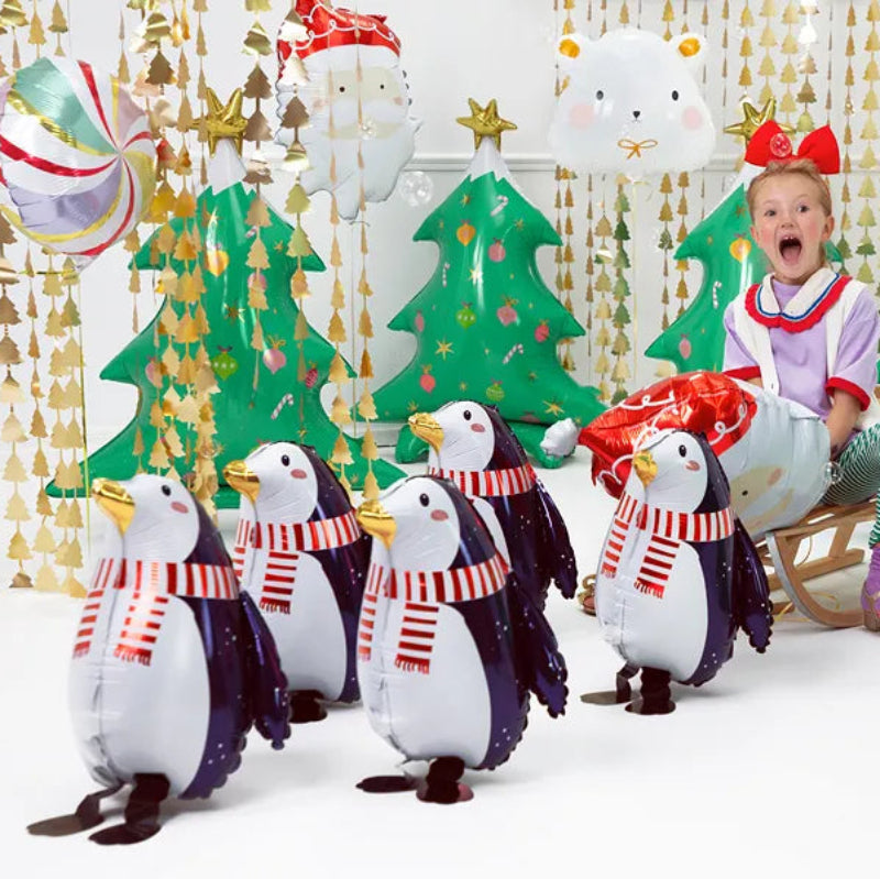 Globo navideño en forma de Papá Noel 37x60 cm