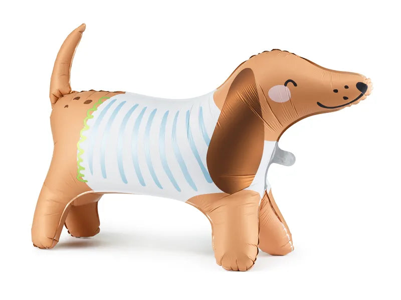 Standing Dachshund Foil Balloon - 89x58 cm