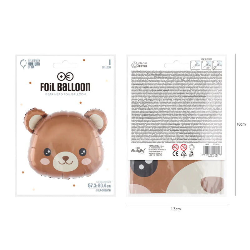 Globo infantil oso para baby shower