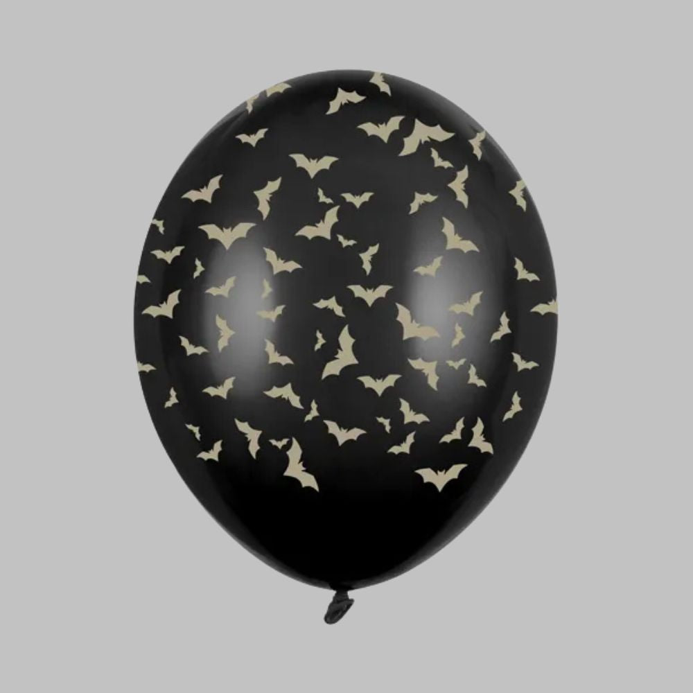 Globus Biodegradables Ratpenats Negre Pastís 30 cm.