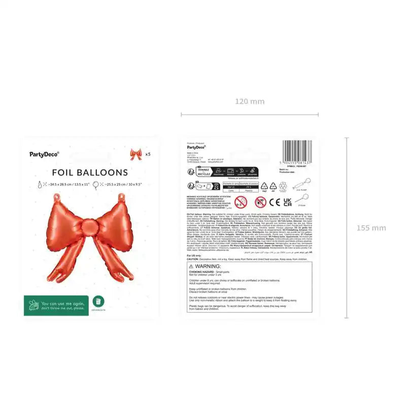 Globus foil monys empolsat 25,5x25 cm (pack 5 uts)