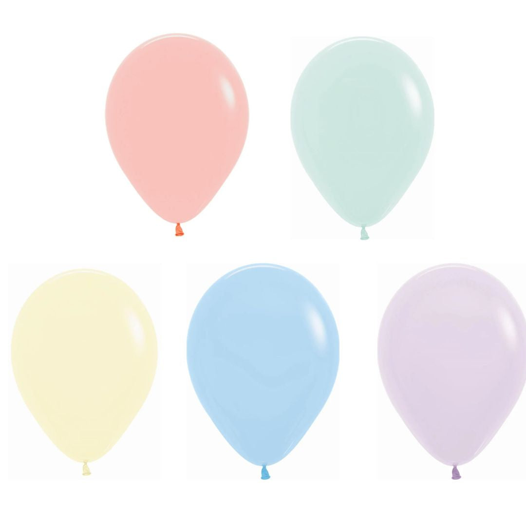 Globo Látex R12 Pastel Mate 30 cm - Biodegradable