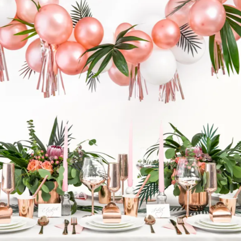 Hojas tropicales de papel para guirnalda Aloha 1,25 m