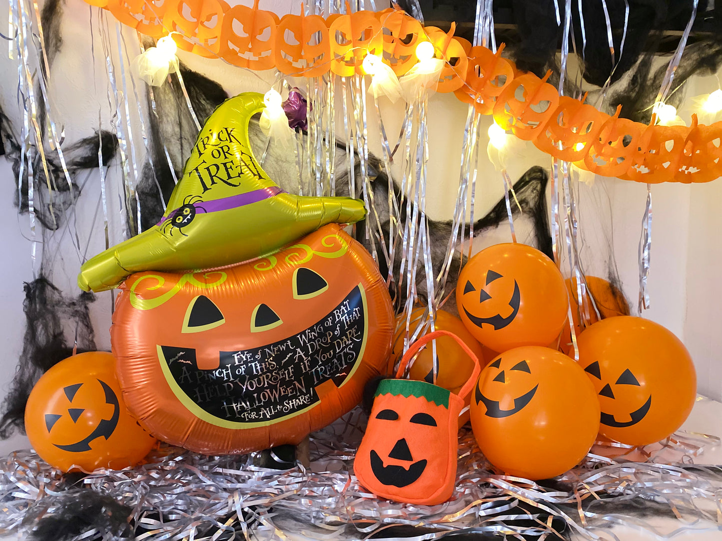 Biodegradable Orange Pumpkin Balloon
