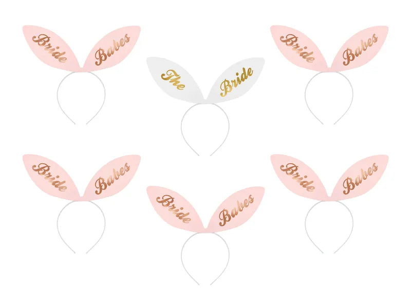Bride Squad Bunny Headbands for Bachelorette Party