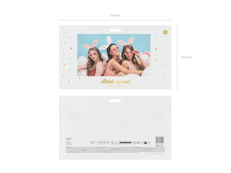 Bride Squad Bunny Headbands for Bachelorette Party