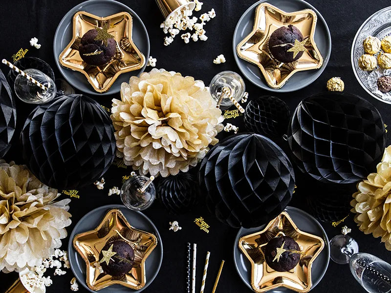 Star Plates 18cm. Gold or Silver