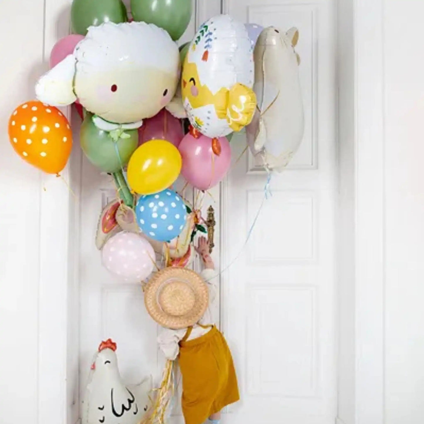 Metallic Sheep Balloon 87x57.5 cm - Suitable for Air and Helium