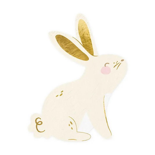 Rabbit Paper Napkins 14x15 cm - Pack of 20