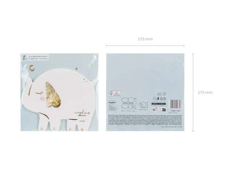 15x13cm Cat Napkins.