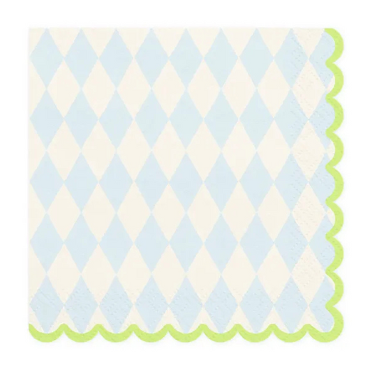 Diamond-Shaped Paper Napkins 33x33 cm - Pack of 20