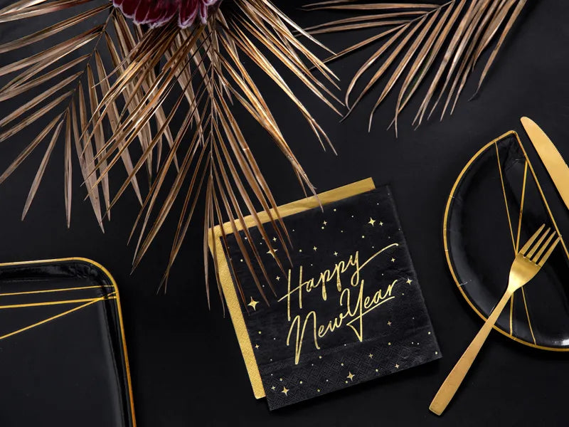 3-Ply Metallic Silver or Gold Napkins