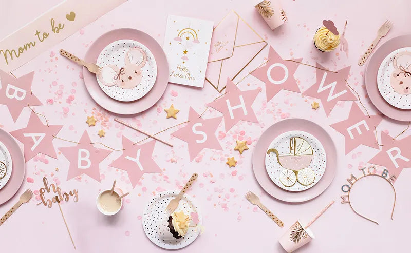 Tiffany Blue or Pink Baby Stroller Napkins – 20 pcs