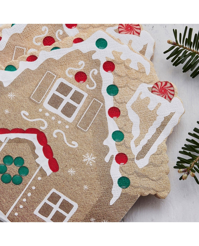 Servilletas Casa Galleta de Jengibre