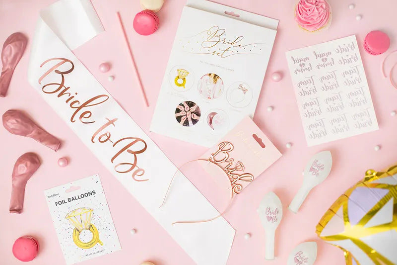 Accesorios divertidos para celebrar a la futura novia.