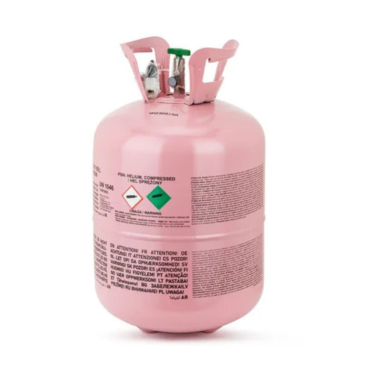Pink Helium Bottle - Up to 50 Balloons, 0.36 m³