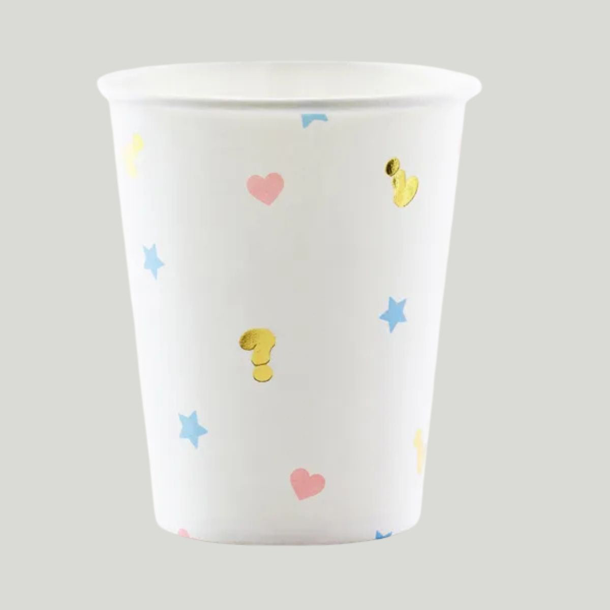 Vasos de cartón Niño o Niña para fiestas
