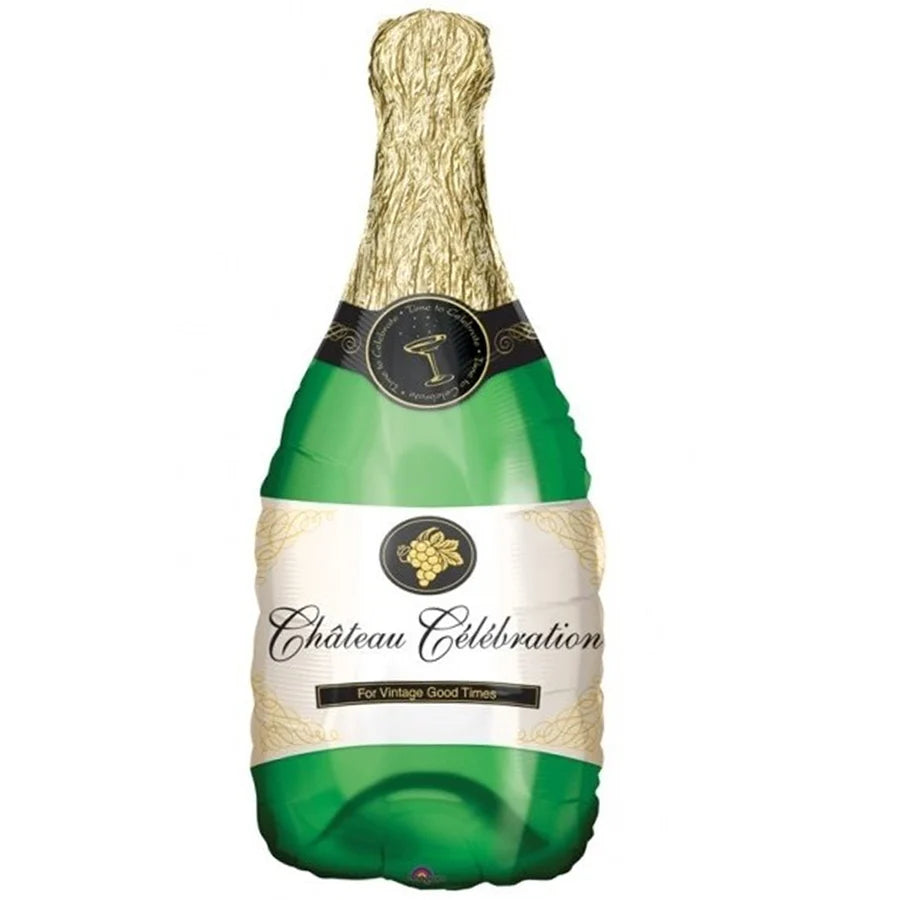 Champagne Chateau Aluminum Balloon 49x104 cm