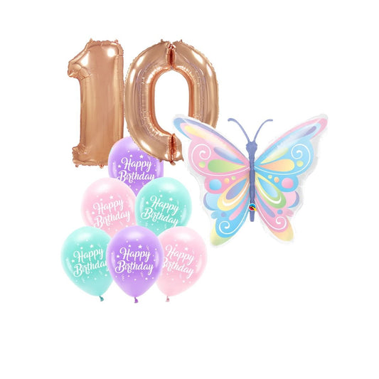 2 Globos Número