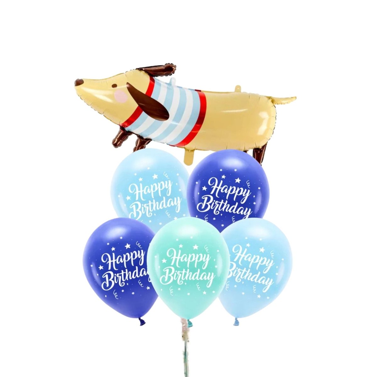 Bouquet de Globos de Perros con Helio – Personalizable - NAROSA SWEET PARTY