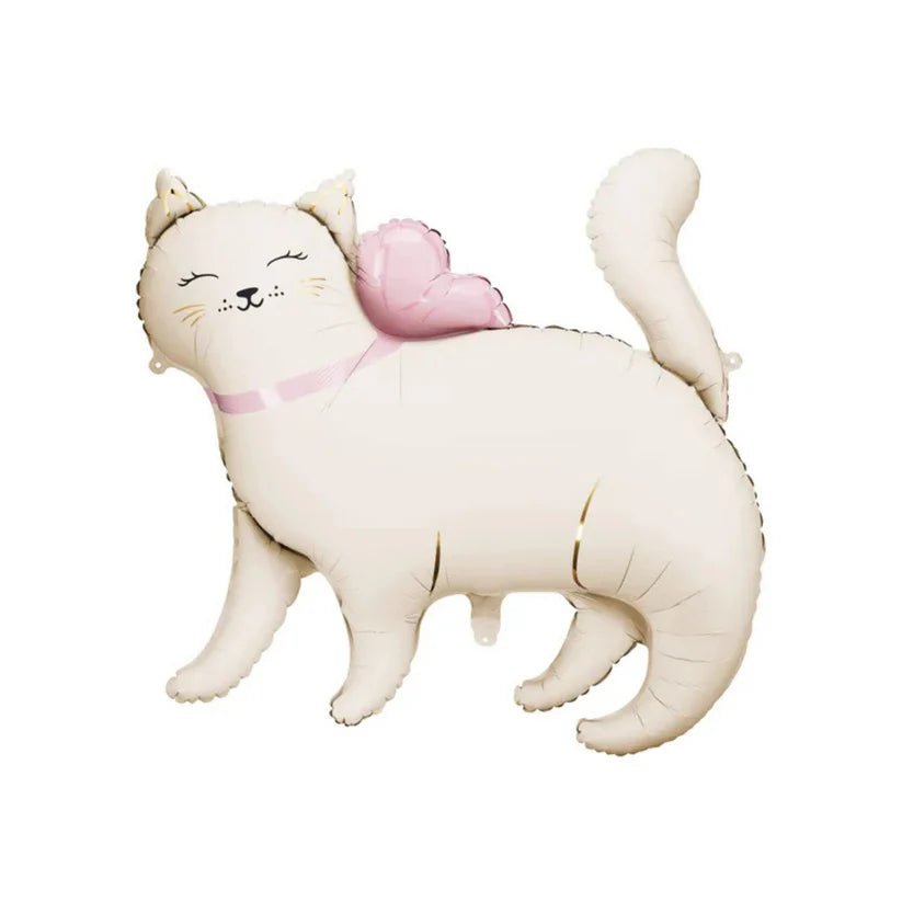 Bouquet Globos Gatos Rosa – Globo Principal + 6 Globos Biodegradables – 2 Diseños - NAROSA SWEET PARTY