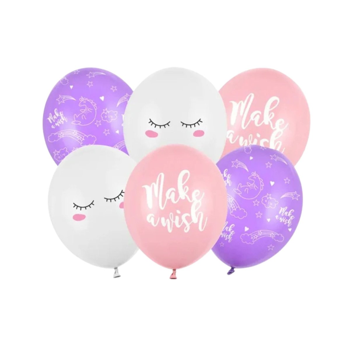 Bouquet Globos Unicornio – Globo Principal + 6 Biodegradables - NAROSA SWEET PARTY