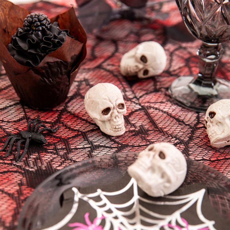 Decoración Halloween calaveras, 5 x 4 cm, 12 uds. - NAROSA SWEET PARTY