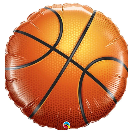 Globo Foil Balón de Básquet – Dos tamaños disponibles – Apto Aire o Helio. - NAROSA SWEET PARTY