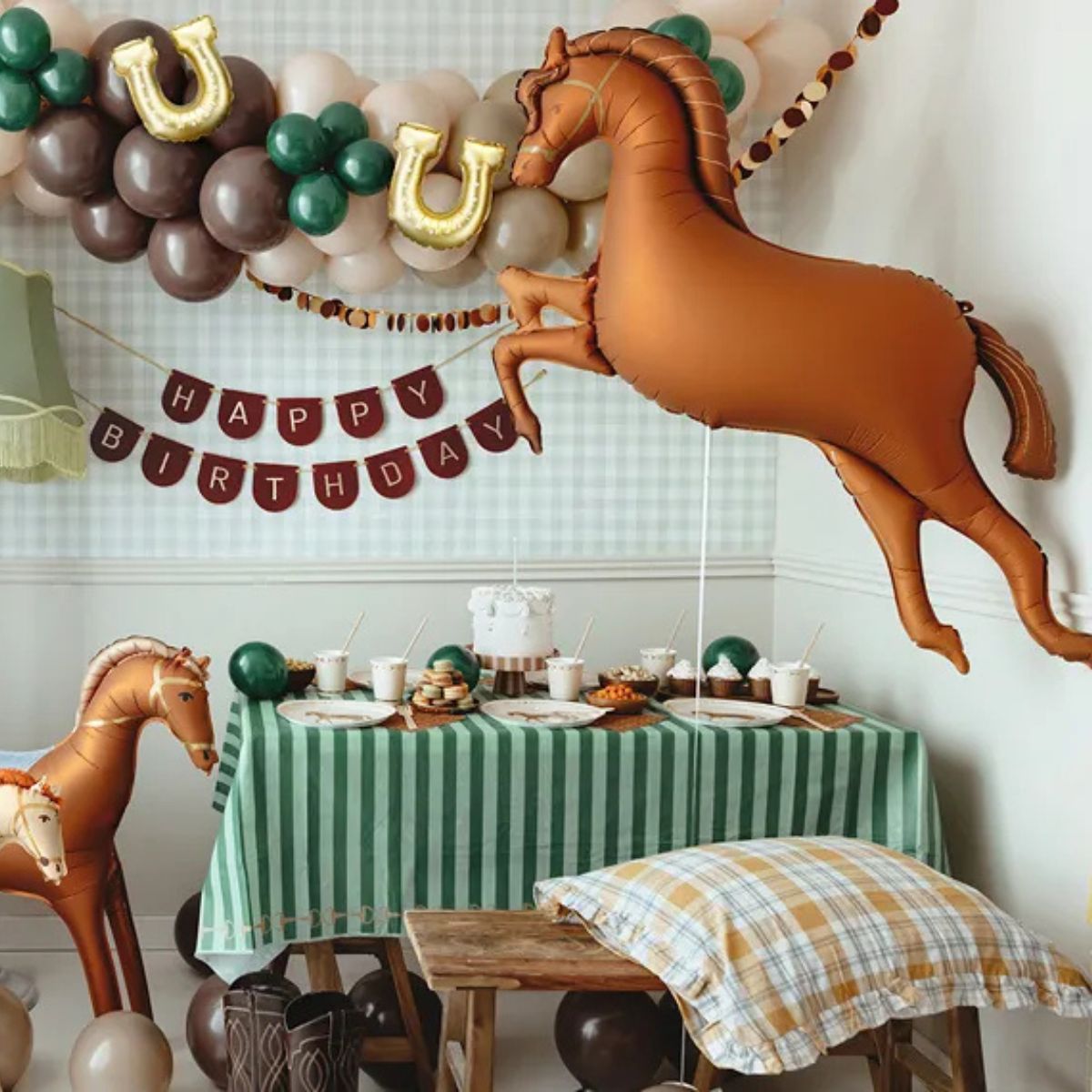 Globo Foil Caballo 120x80 cm – Colores Surtidos - NAROSA SWEET PARTY