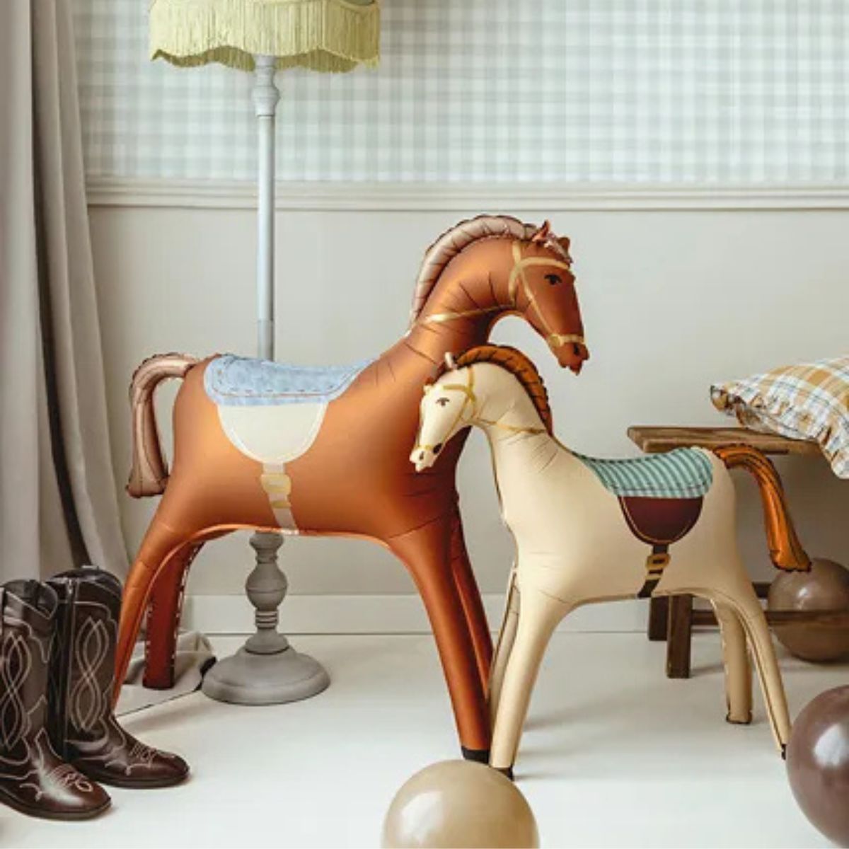 Globo Foil Caballo de Pie 90x90 cm – Reutilizable - NAROSA SWEET PARTY