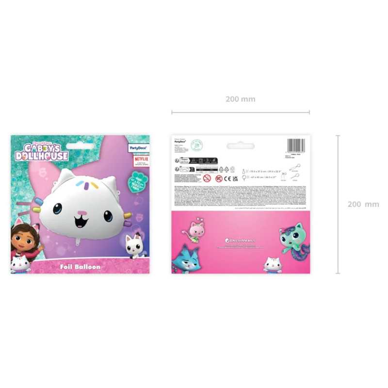 Globo Foil Cakey 67×43 cm (Gabby’s Dollhouse) - NAROSA SWEET PARTY