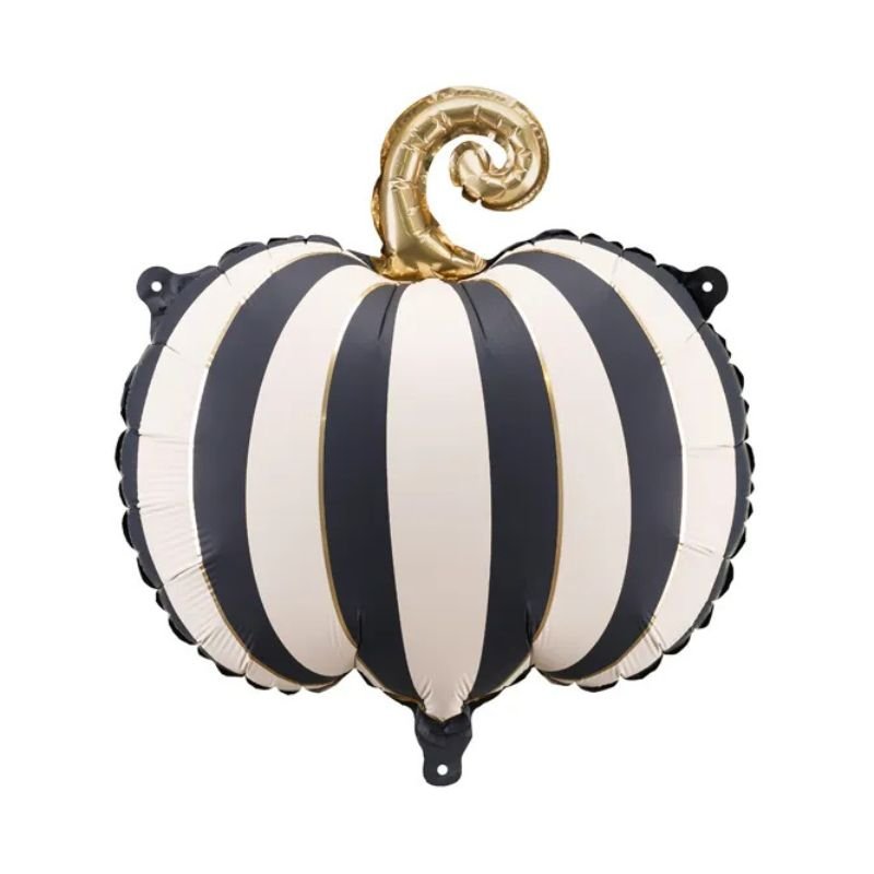 Globo Foil Calabaza a Rayas 39x38 cm – Apto para Aire o Helio - NAROSA SWEET PARTY