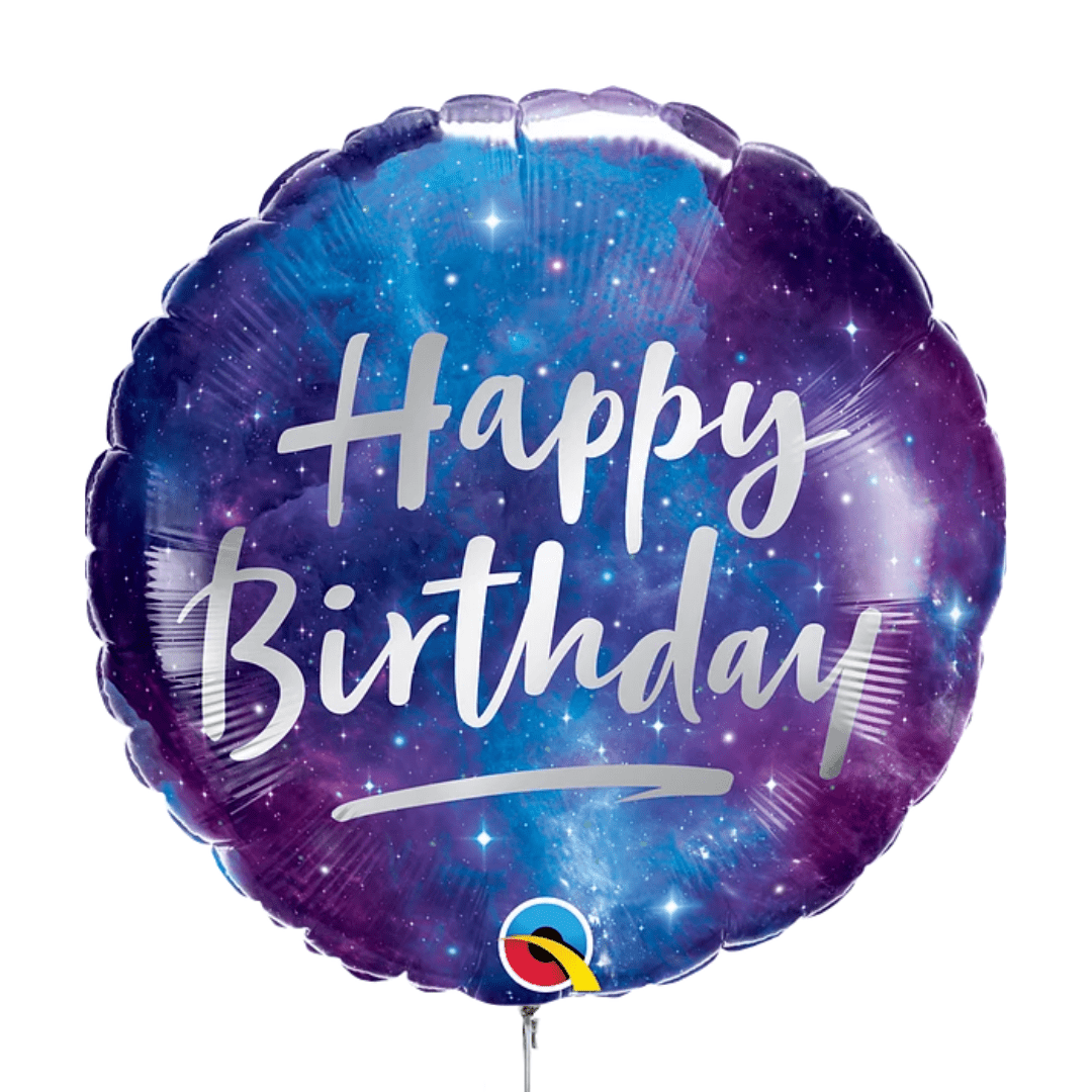 Globo Foil Cumpleaños – Galaxia 45 cm - NAROSA SWEET PARTY