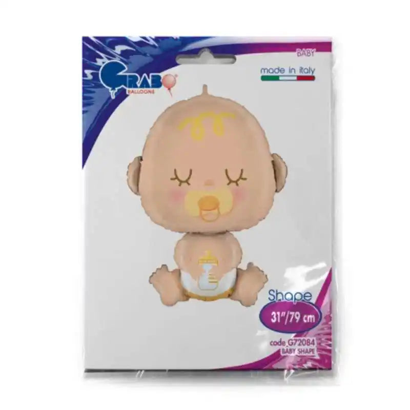 Globo foil bebé apto para aire y helio ideal para fiestas de bienvenida de bebé