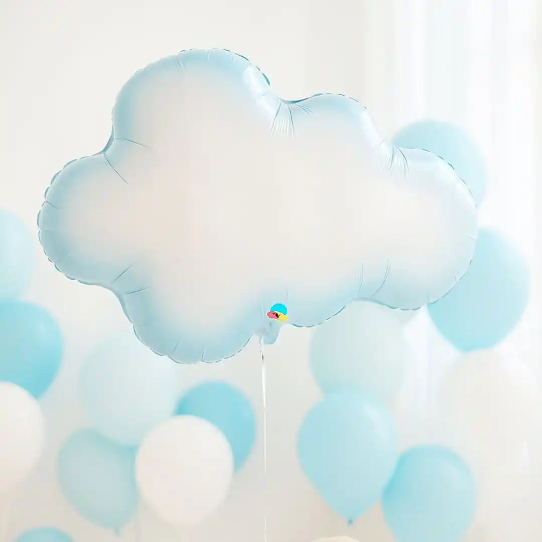 Globo Foil Nube Blanca Personalizable – 76 cm Apto Aire o Helio - Narosa Sweet Party Barcelona