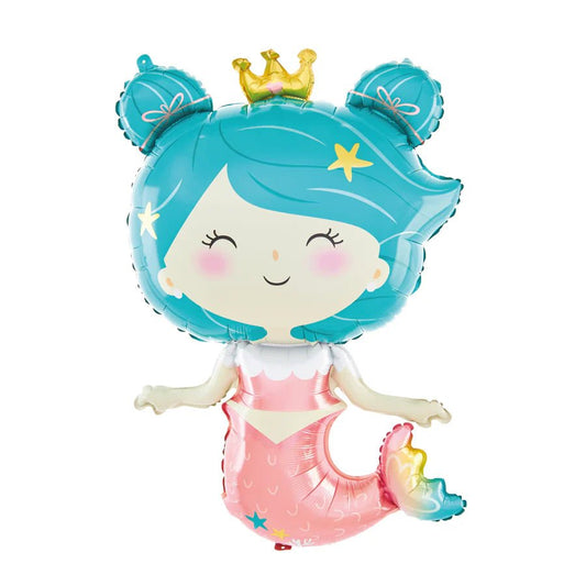 Globo Foil Sirena 58x98 cm – Apto Aire o Helio - NAROSA SWEET PARTY