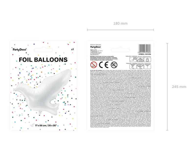Globo Paloma Blanca