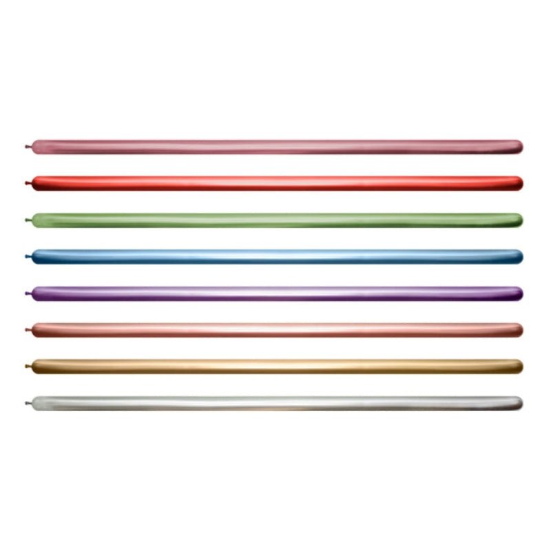 Globos Látex Modulares 260 (5x150 cm) – Bolsa 100 uds surtidos - NAROSA SWEET PARTY