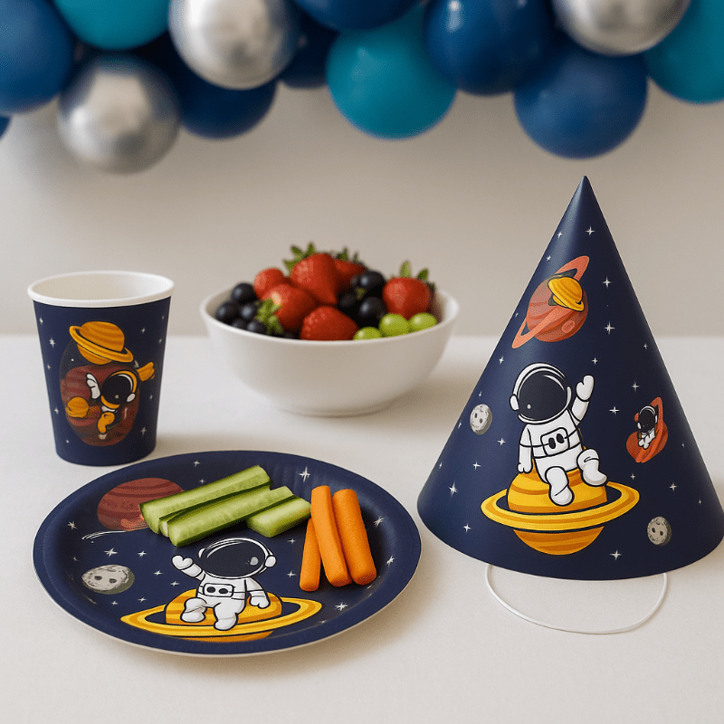 Gorros de Astronauta (8 uds) – Fiestas Infantiles y Temáticas - NAROSA SWEET PARTY