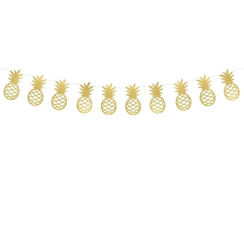 Guirnalda Aloha - Piñas doradas, 1,5 m - NAROSA SWEET PARTY